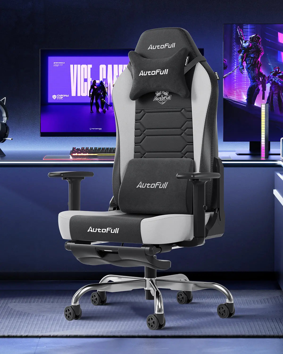 AutoFull C3 Gaming Chair with Ergonomic Lumbar Pillow new AutoFull US