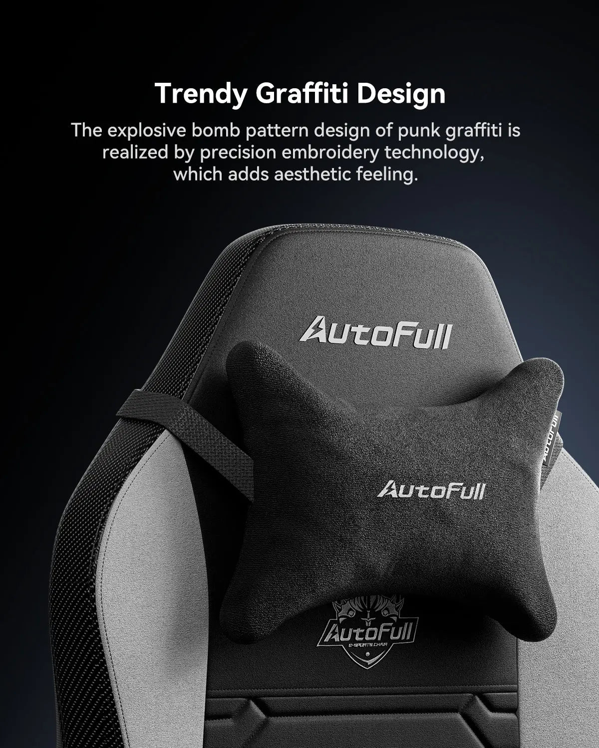 AutoFull C3 Gaming Chair with Ergonomic Lumbar Pillow new AutoFull US
