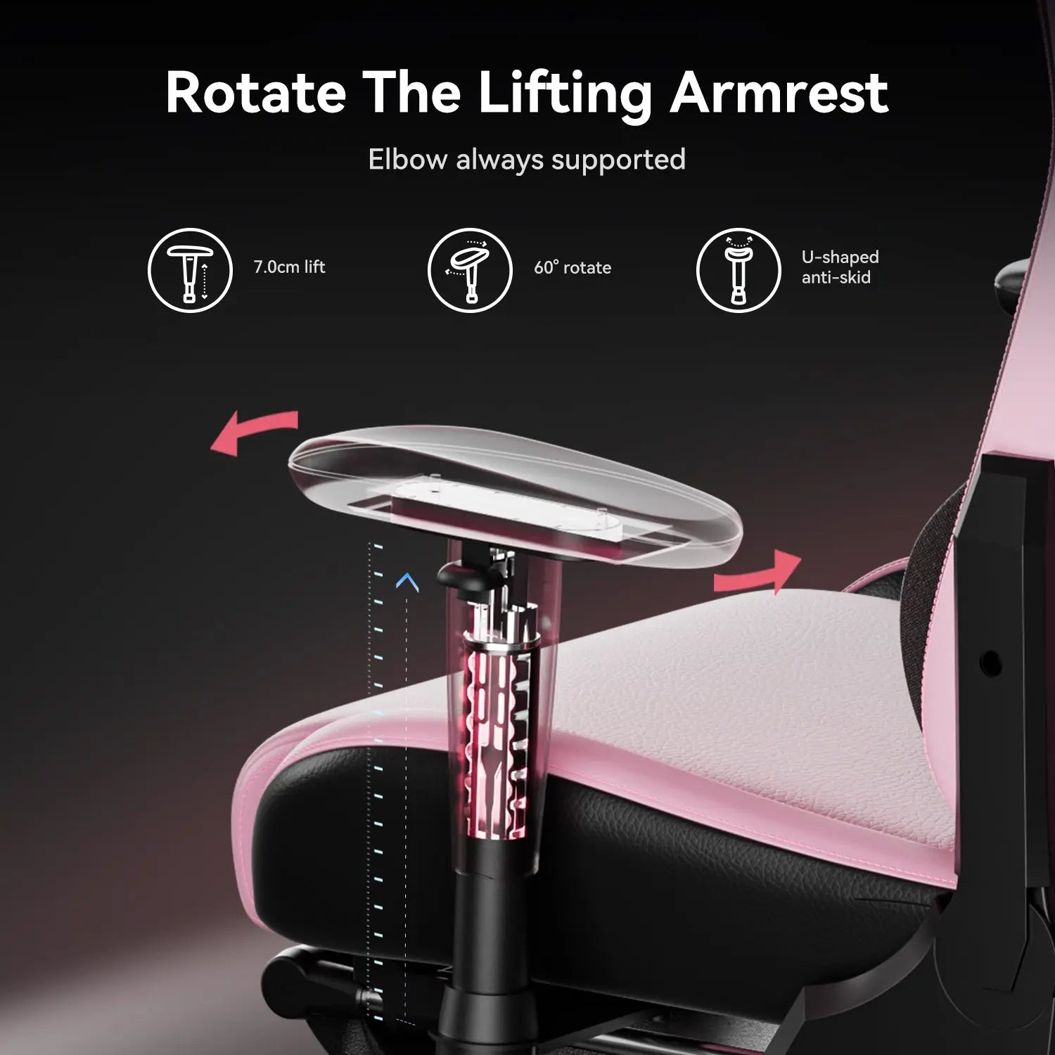 AutoFull C3 Gaming Chair with Ergonomic Lumbar Pillow AutoFull US