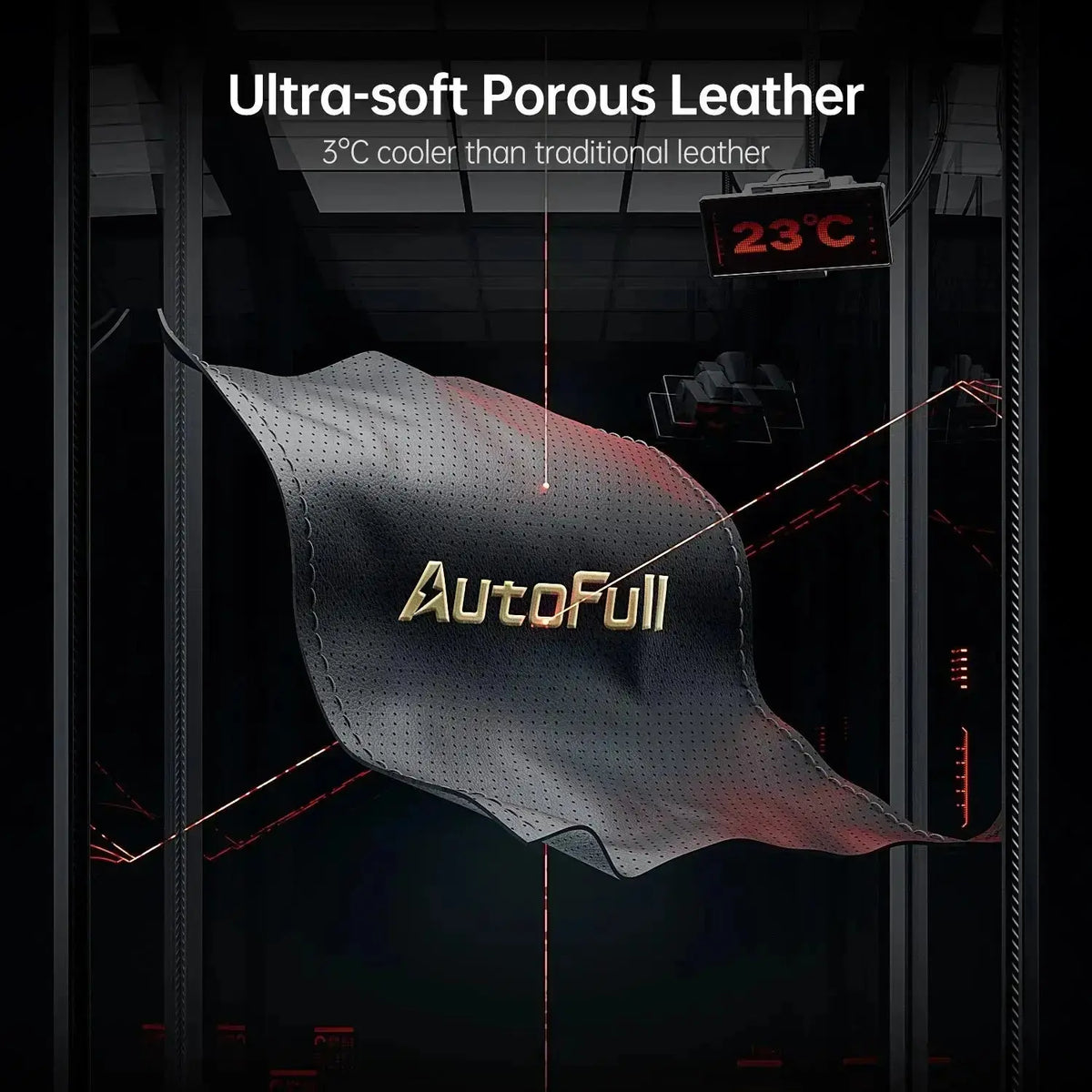 AutoFull M6 Pro Gaming Chair with Ventilation and Heating Cushion AutoFull