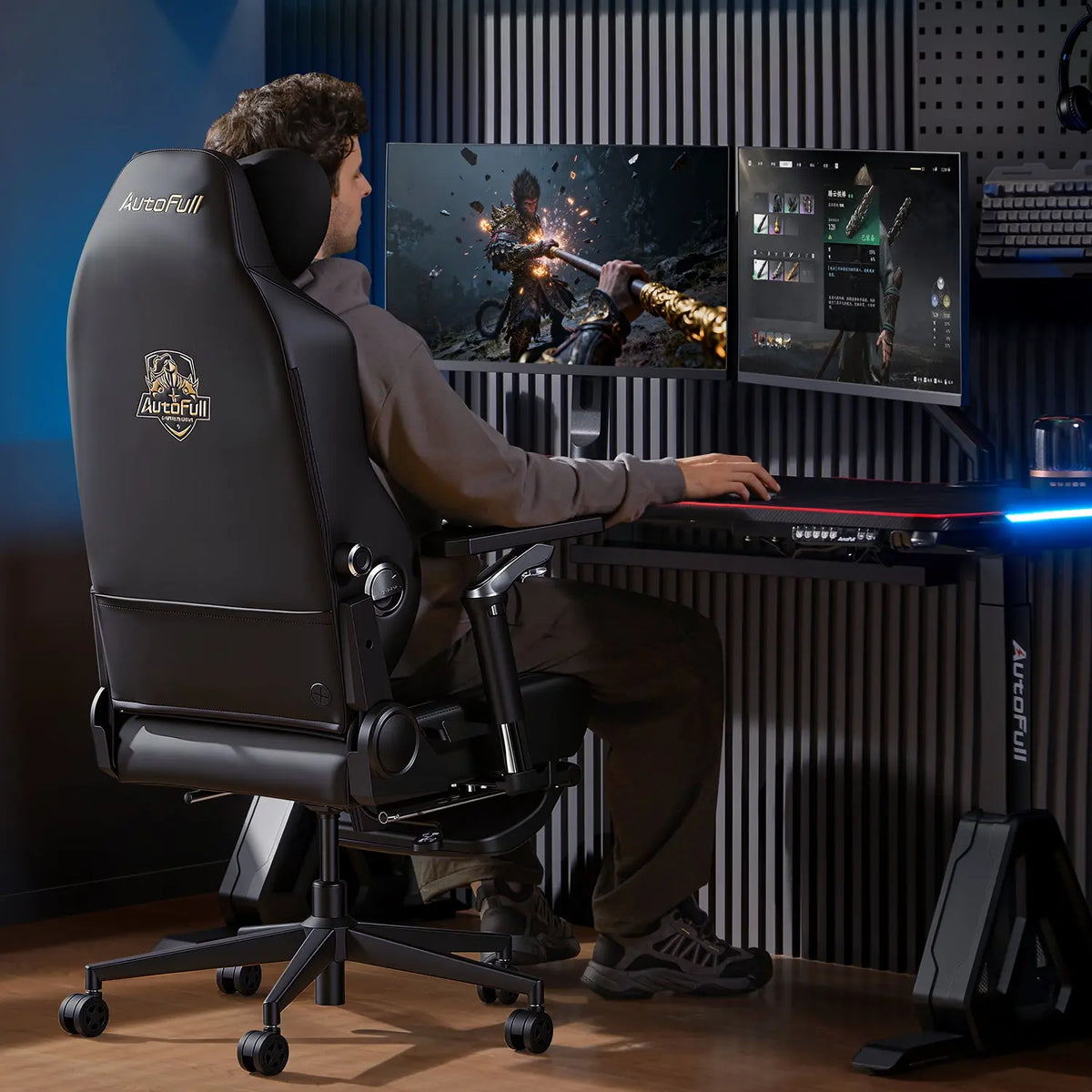 AutoFull M6 Ultra+ 2.0 Gaming Chair with Massage AutoFull US