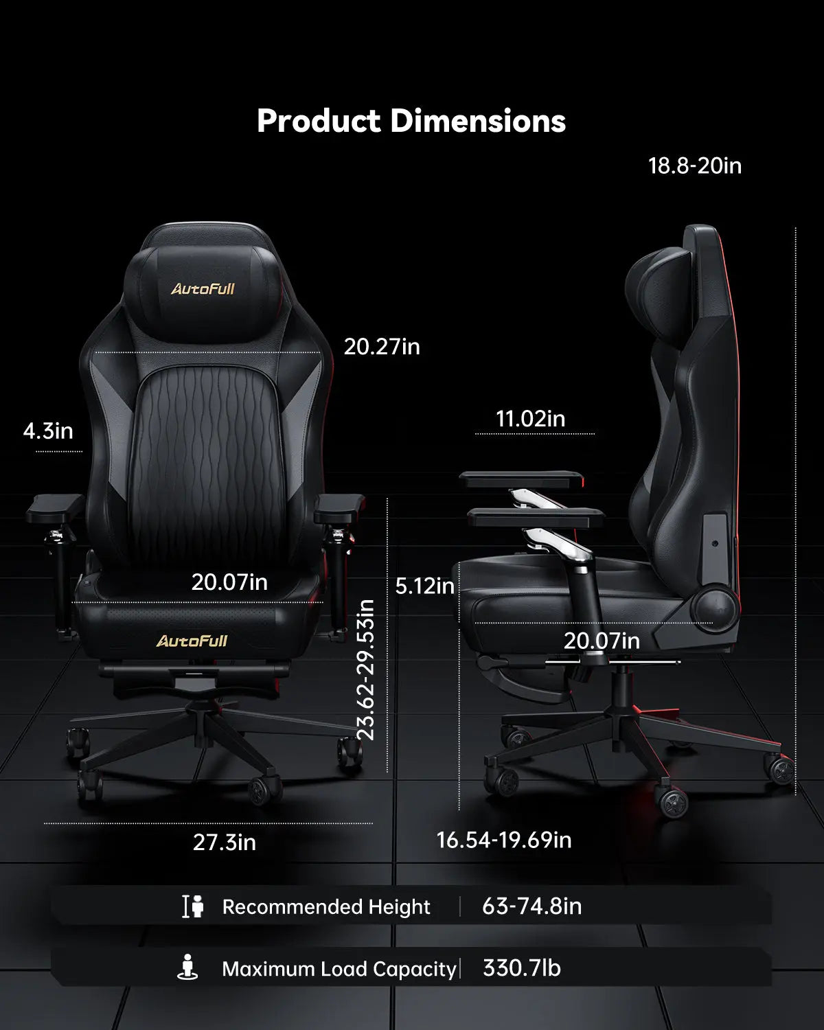AutoFull M6 Pro Gaming Chair (2026 Upgraded) AutoFull
