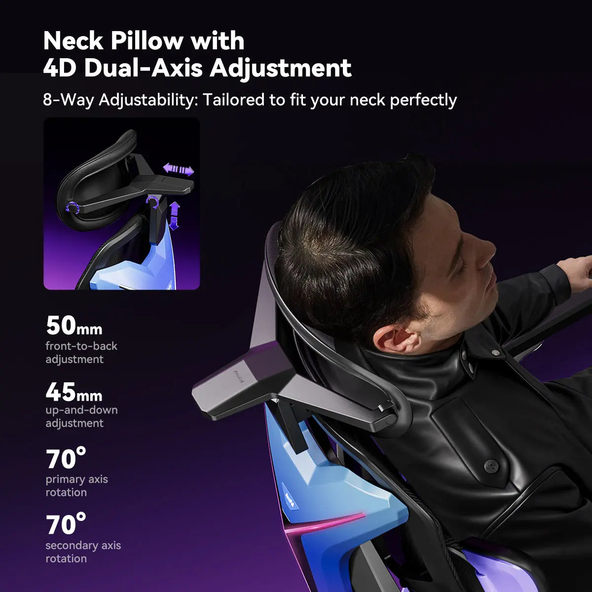AutoFull G7 RGB Ergonomic Gaming Chair AutoFull US