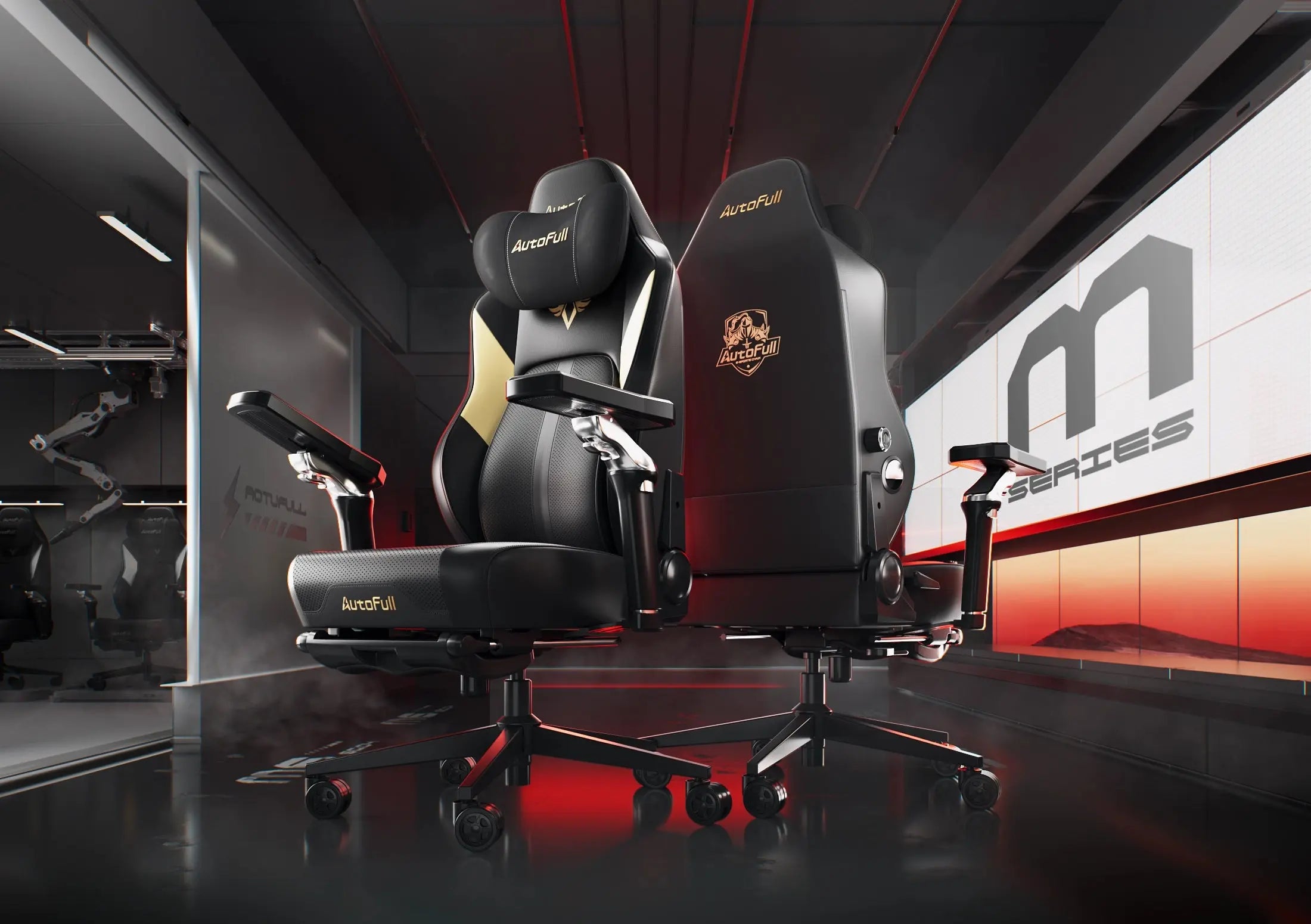 AutoFull M6 Ultra Gaming Chair & A4 Pro Gaming Desk Bundle [💥Combo Off] AutoFull US