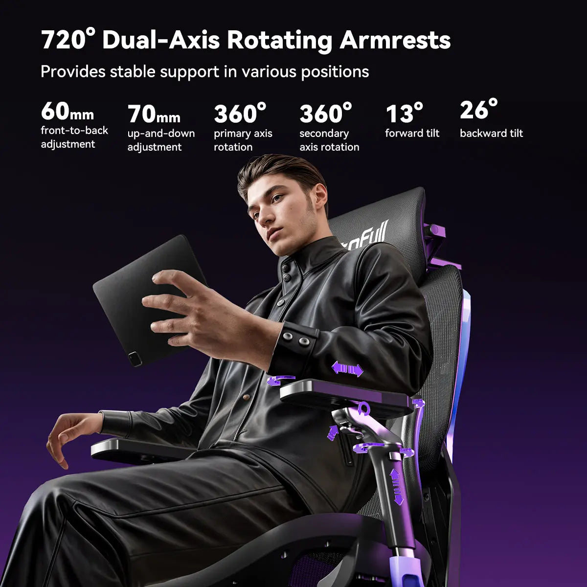 AutoFull G7 RGB Ergonomic Gaming Chair AutoFull US