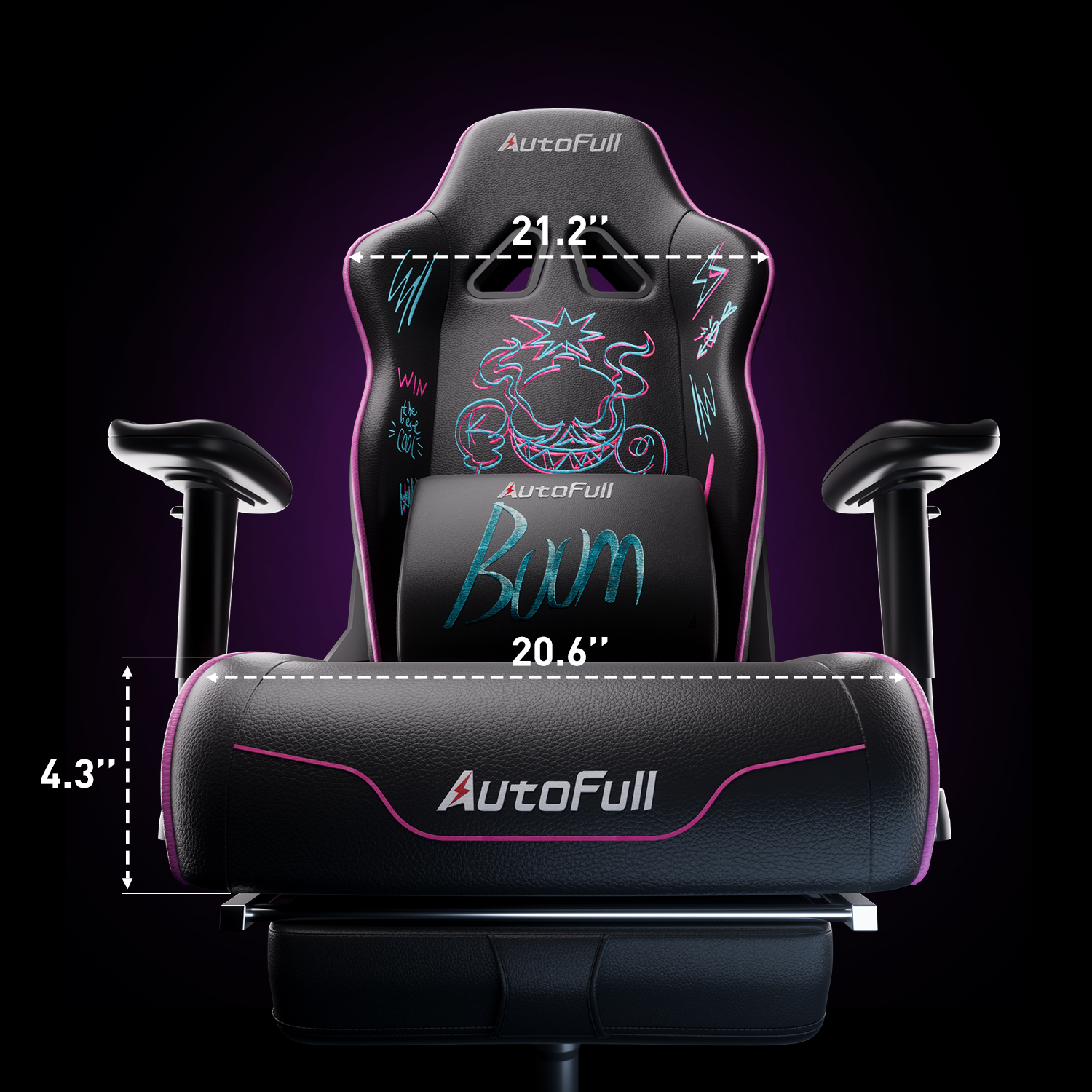 Upgraded Spacious Seat Cushion