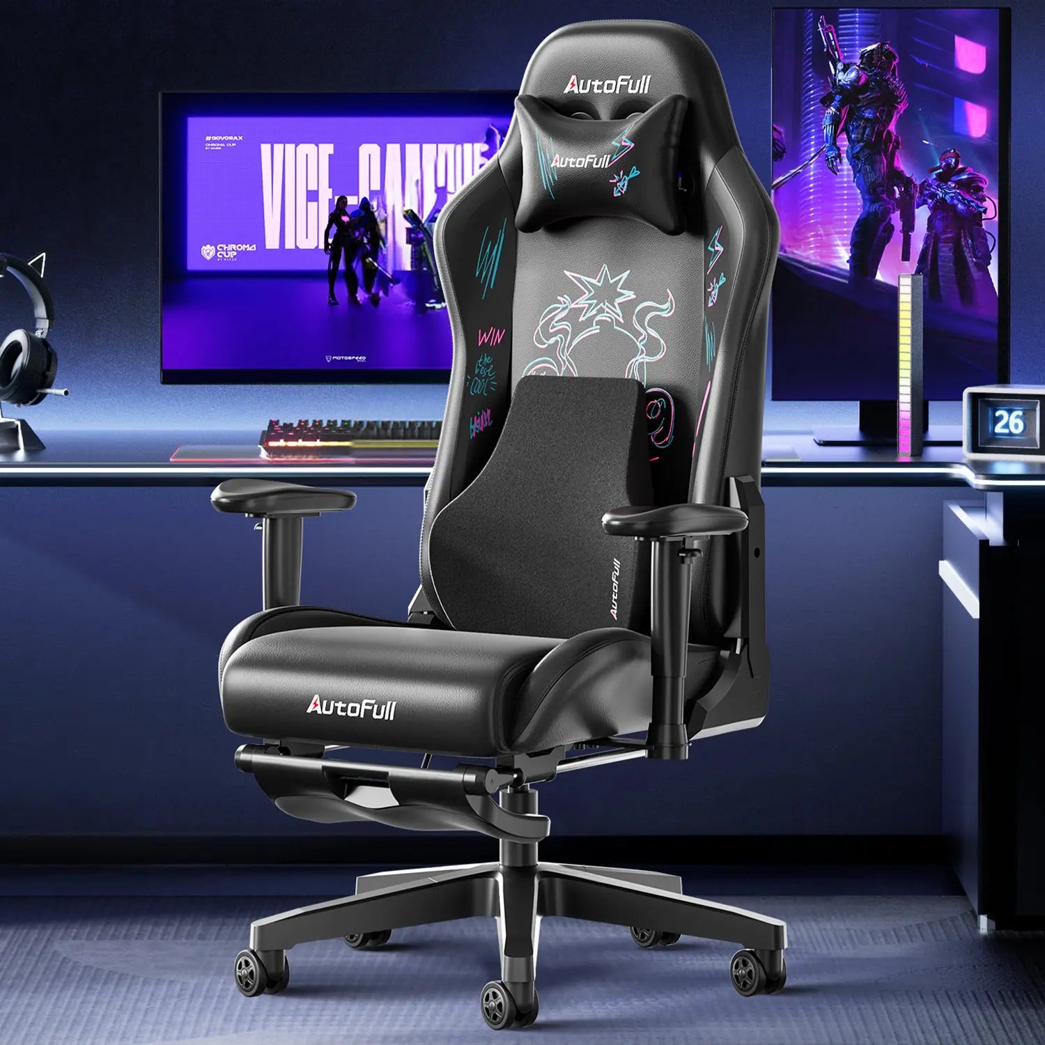 AutoFull C3 ゲーミングチェア Amazon.com: AutoFull C3 Gaming Chair, Ergonomic Wingless