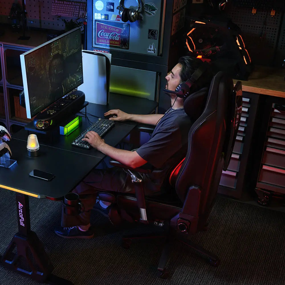 AutoFull A4 Pro RGB Gaming Desk AutoFull US